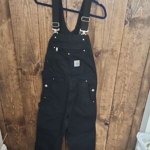 Carhartt Classic Black Bib Overalls